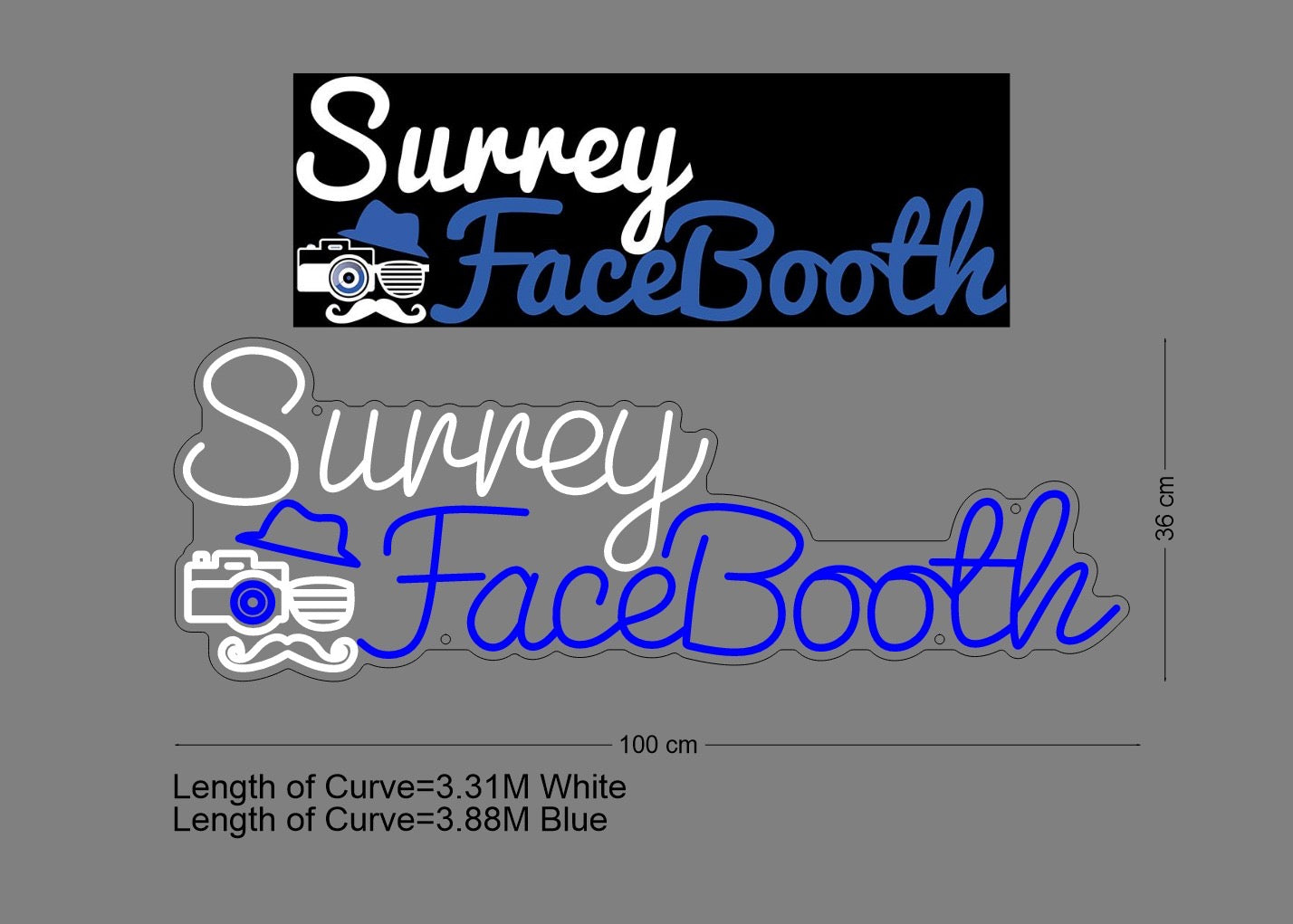 Custom Sign: Surrey FaceBooth