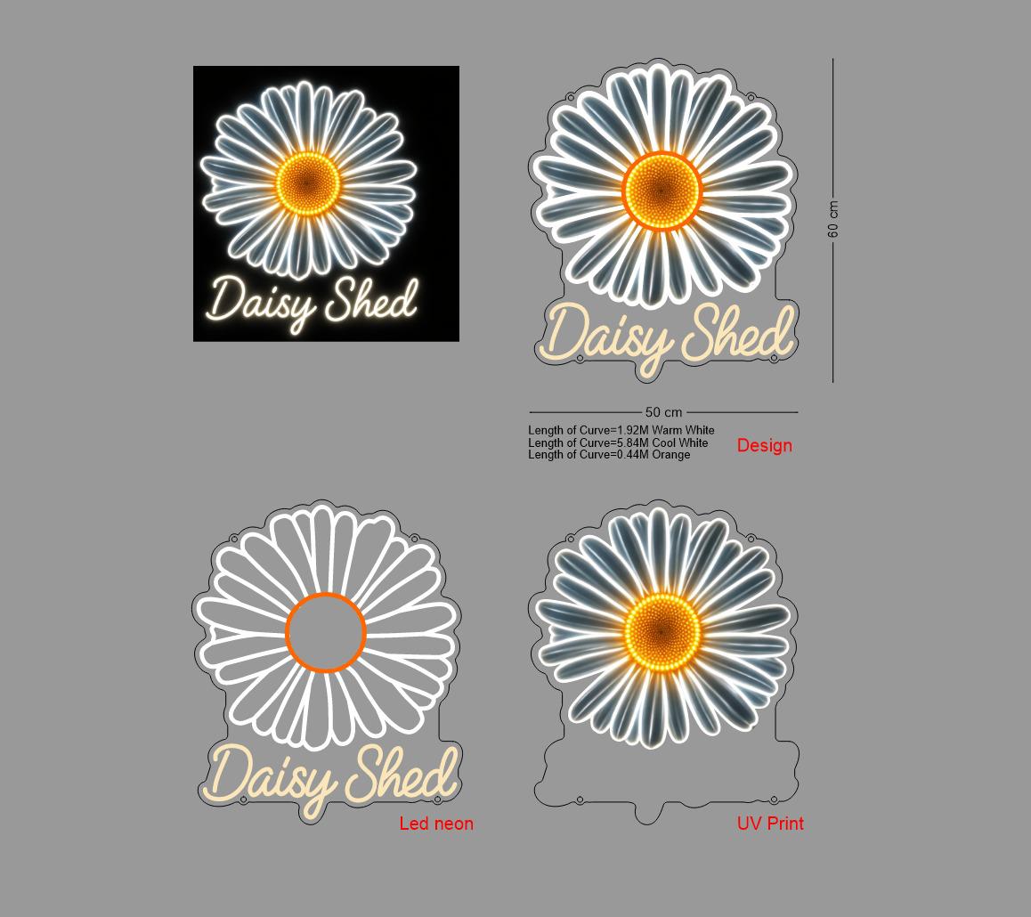 Custom Sign: Daisy Shed