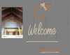 Custom Sign: Welcome