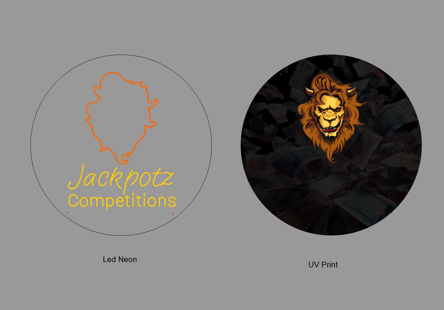 Custom Sign: Jackpotz Competitions
