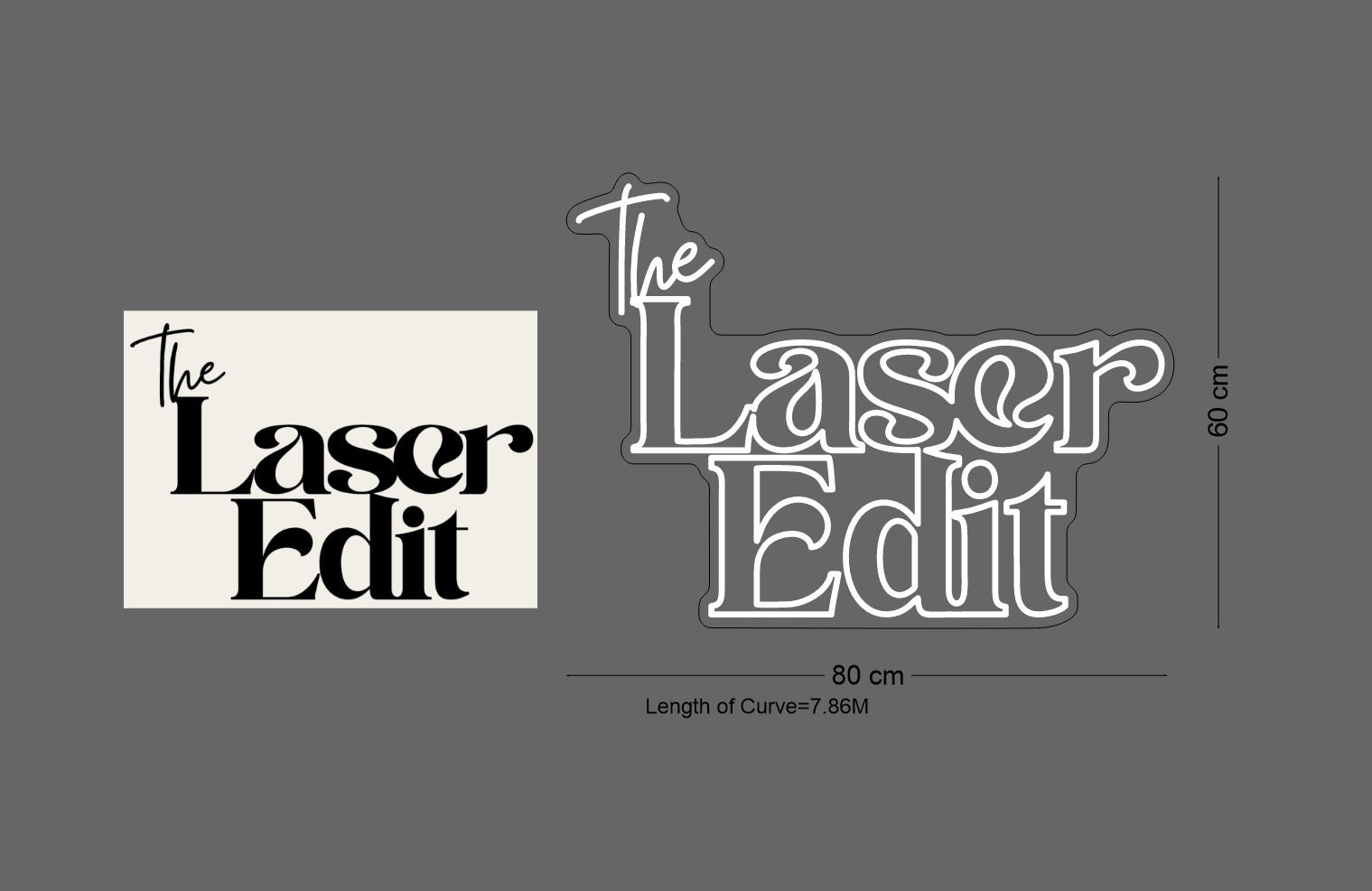 Custom Sign: The Laser Edit