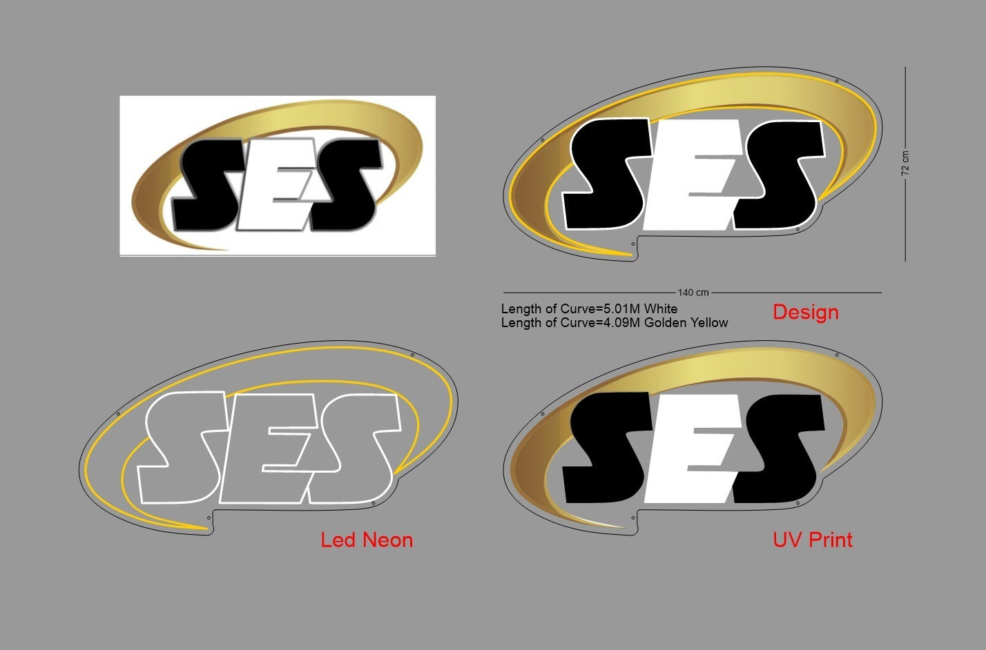 Custom Sign: SES