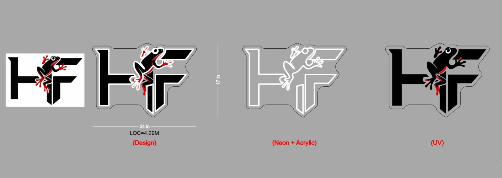 Custom Sign: HF