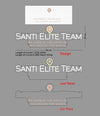 Custom Sign: SANTI ELITE TEAM