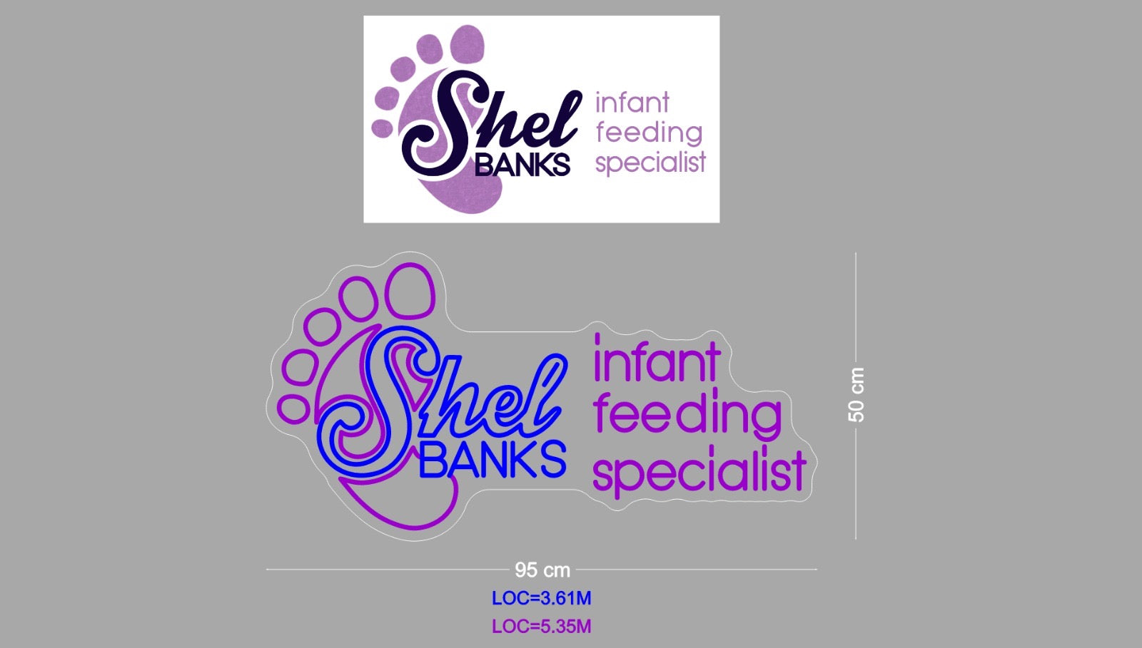 Custom Sign: Shel BANKS