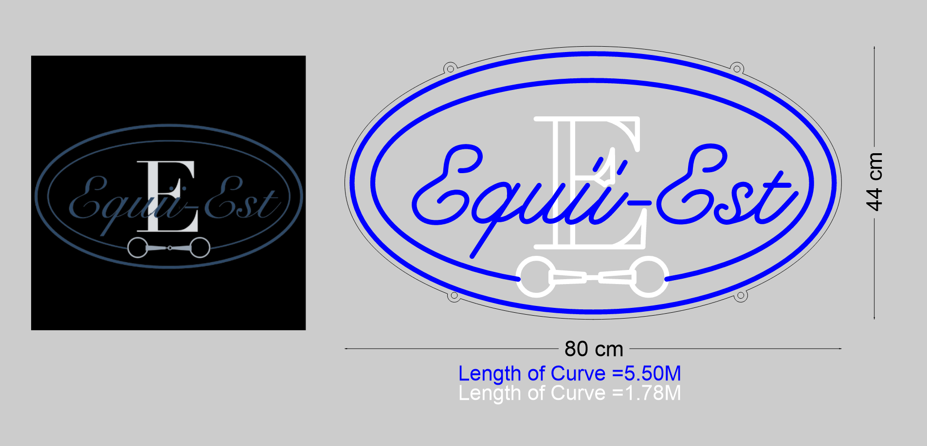 Custom Sign: Equii-Est