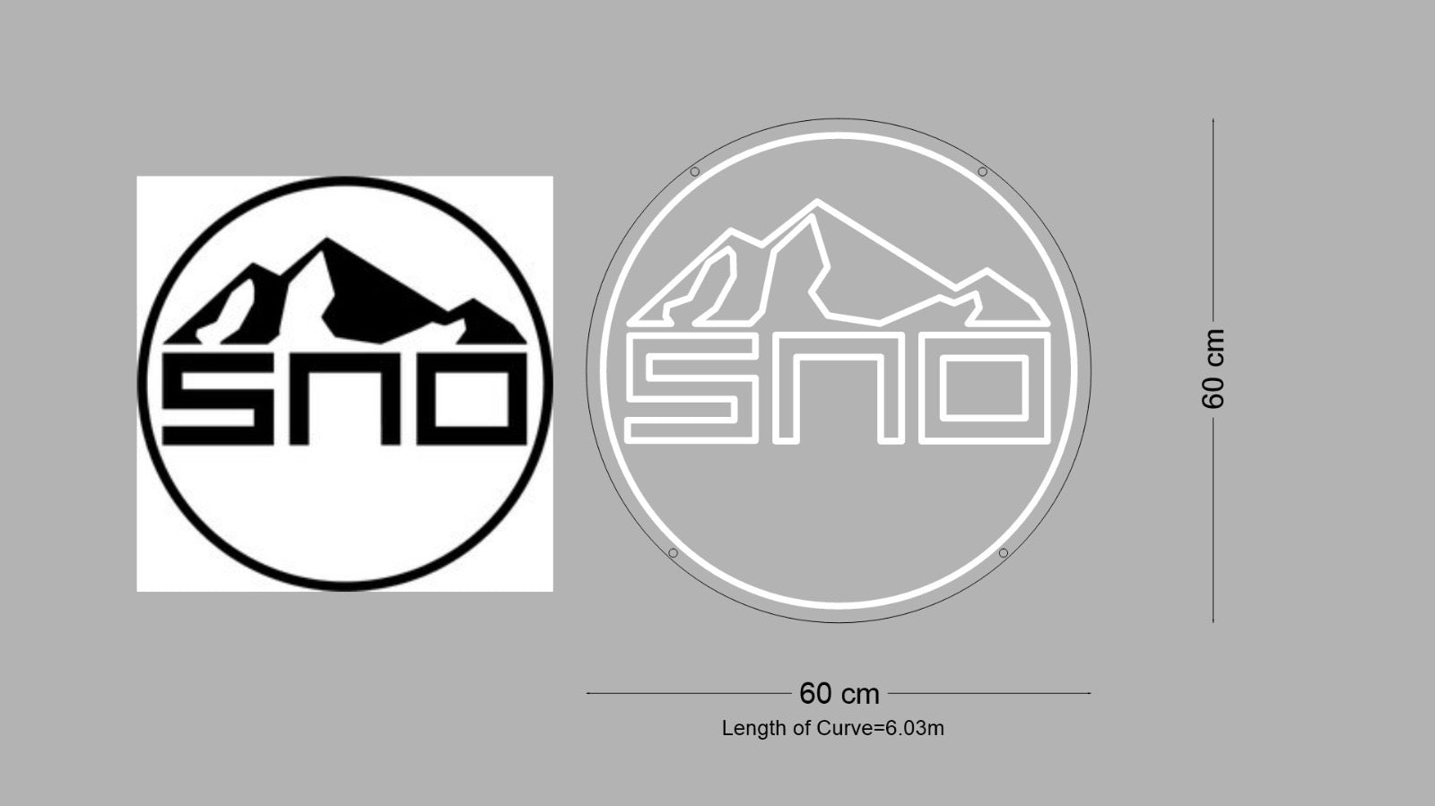 Custom Sign: SNO