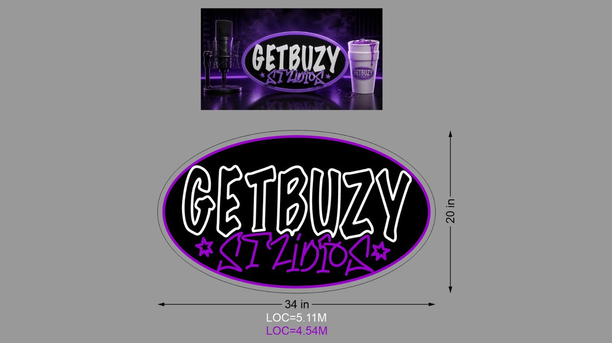 Custom Neon Sign For Getbuzy