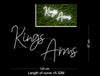 Custom Neon: Kings Arms
