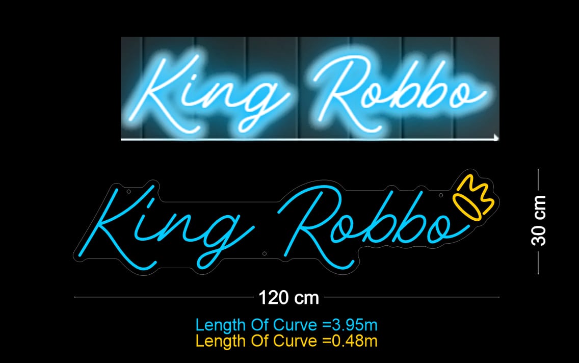 Custom Neon: King Robbo 👑