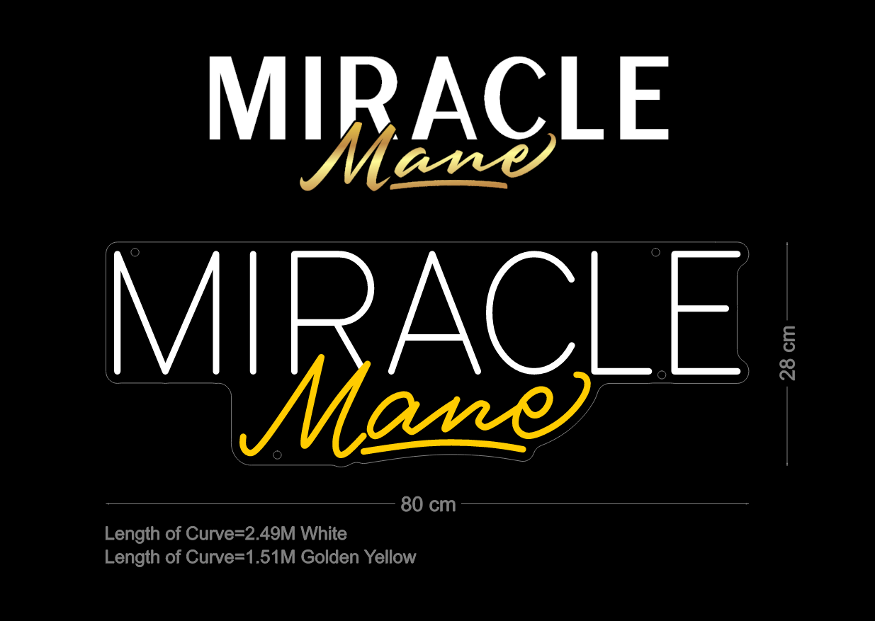 Custom Neon: MIRACLE mane
