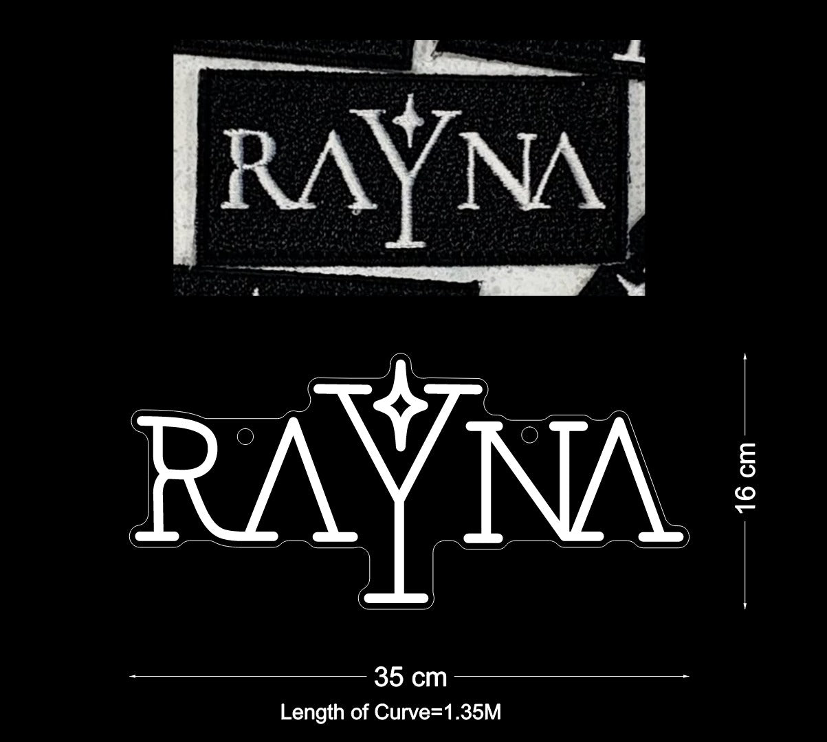 Custom Sign: RAYNA