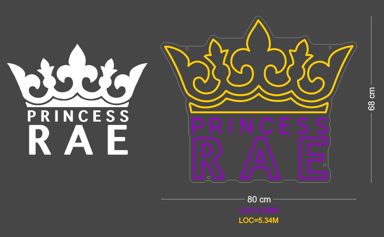 Custom Sign: PRINCESS RAE