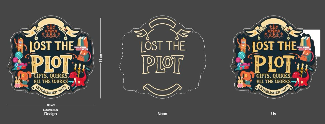 Custom Sign: LOST THE PLOT