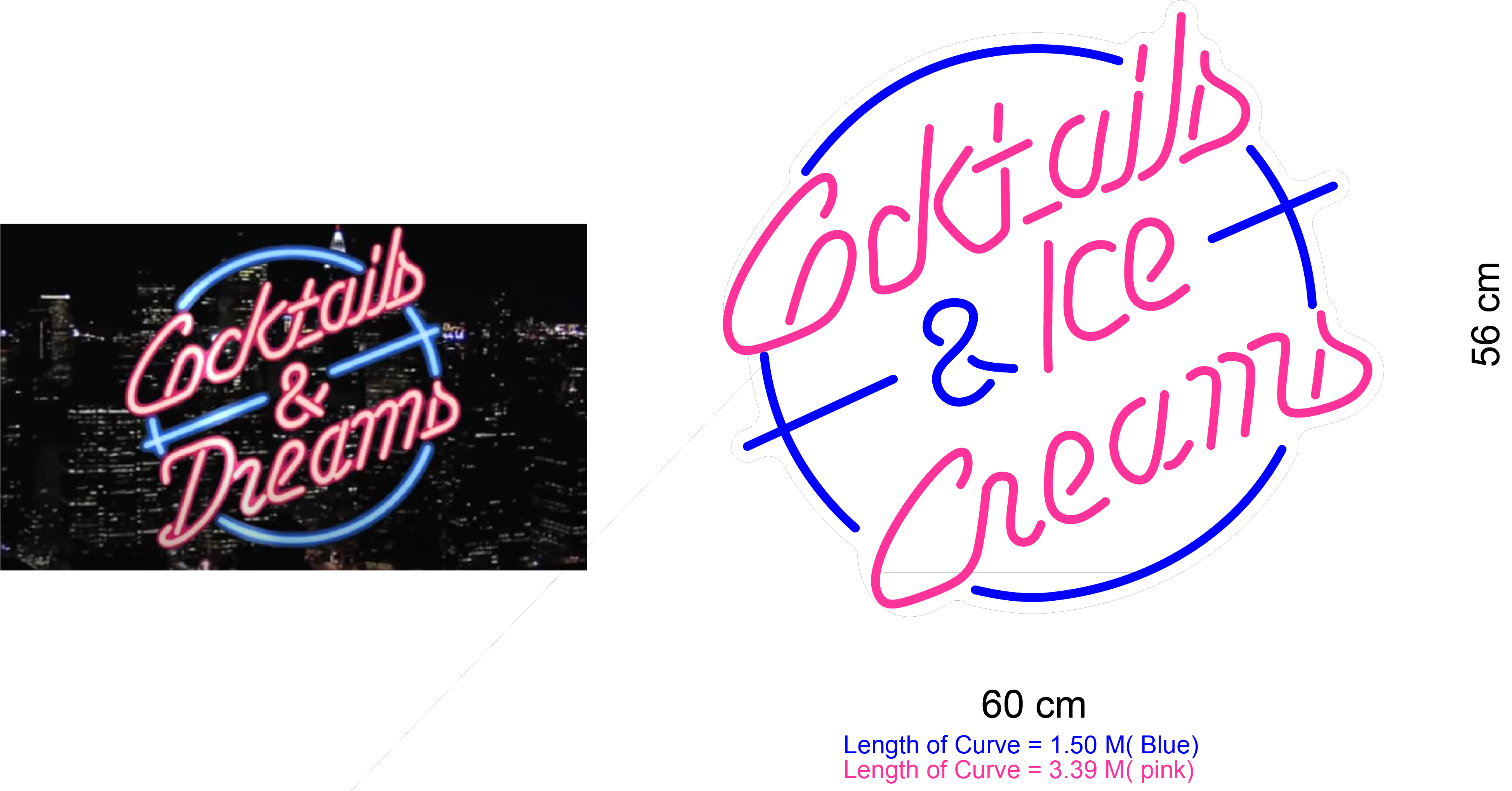 Custom Neon: Cocktails & Ice creams