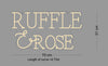 Custom Sign: RUFFLE & ROSE