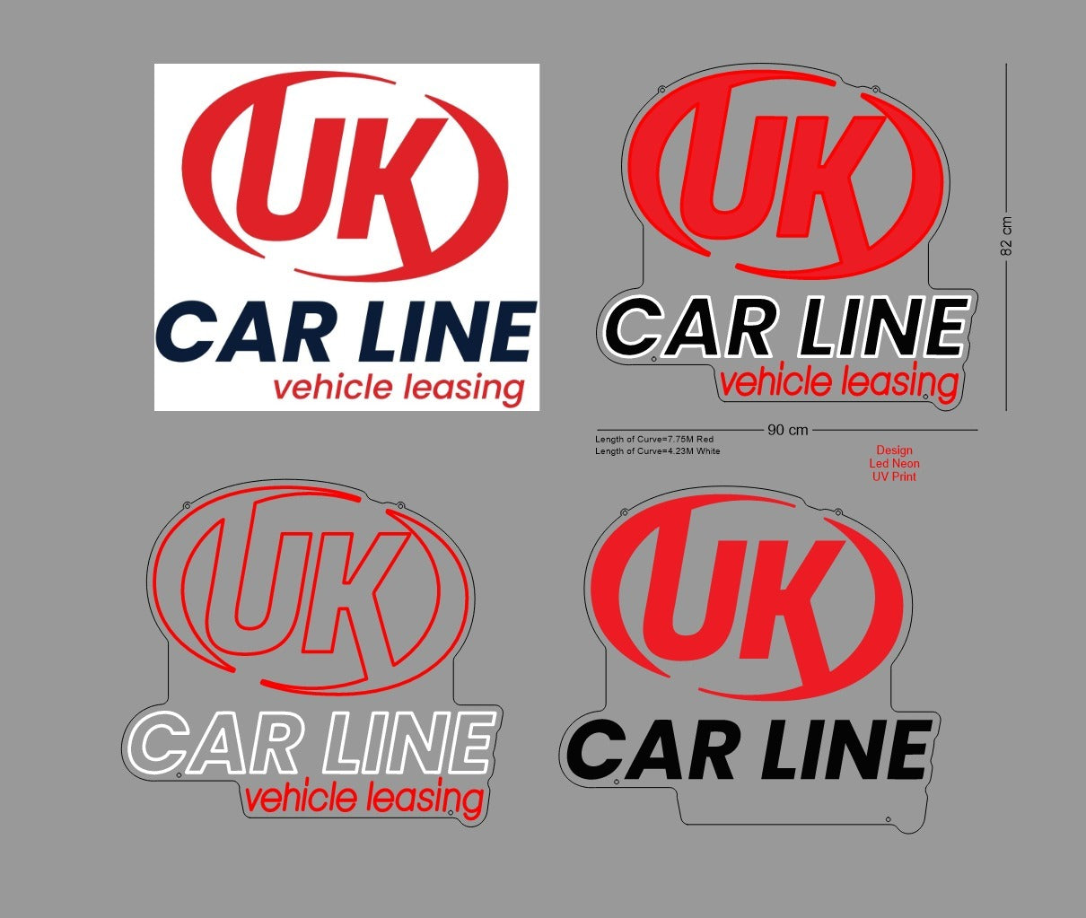 Custom Sign: UK CAR LINE