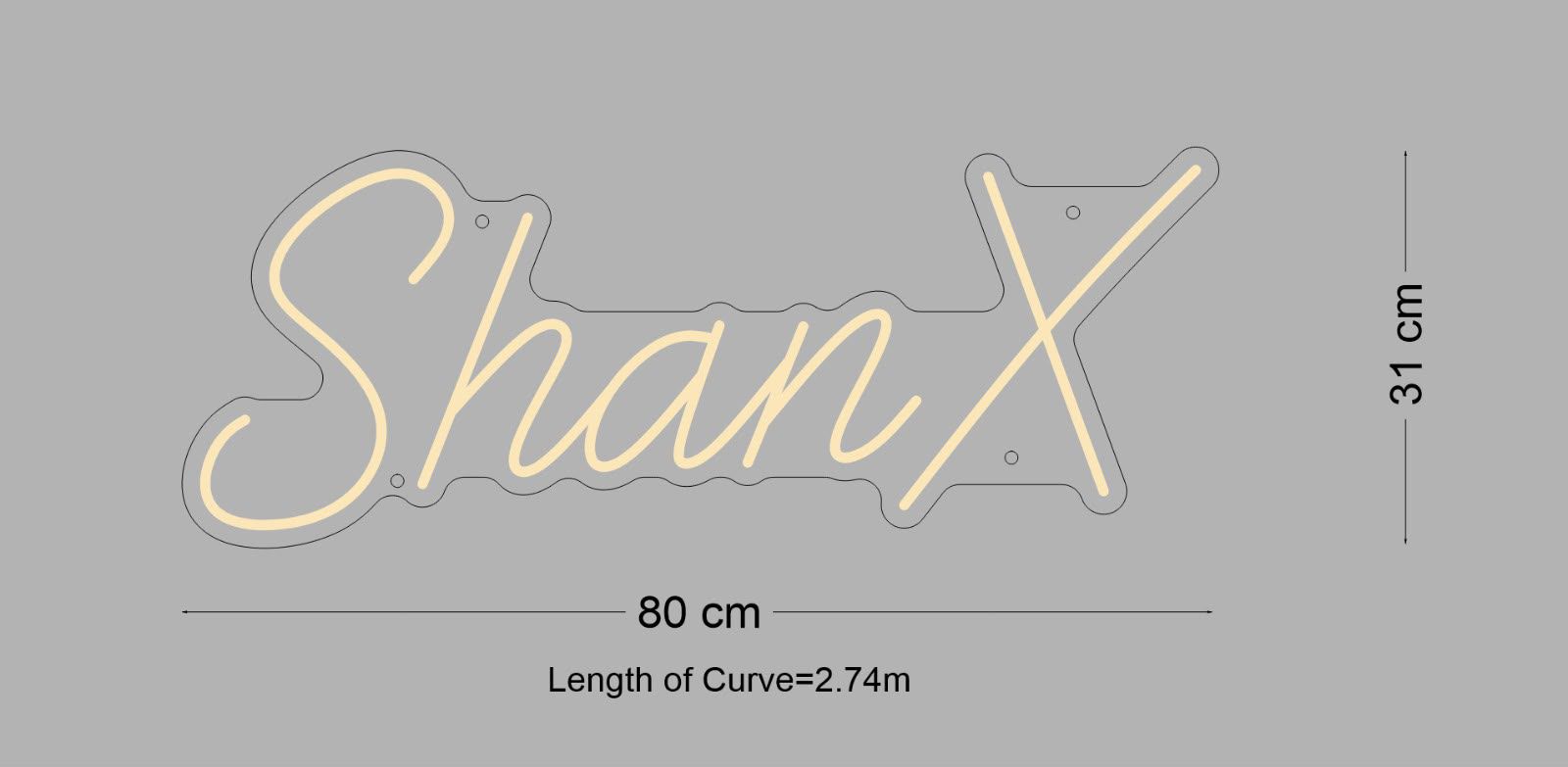 SHANX Golf Simulation — Custom Signage Package