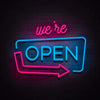 WE ARE OPEN LED NEON SIGN