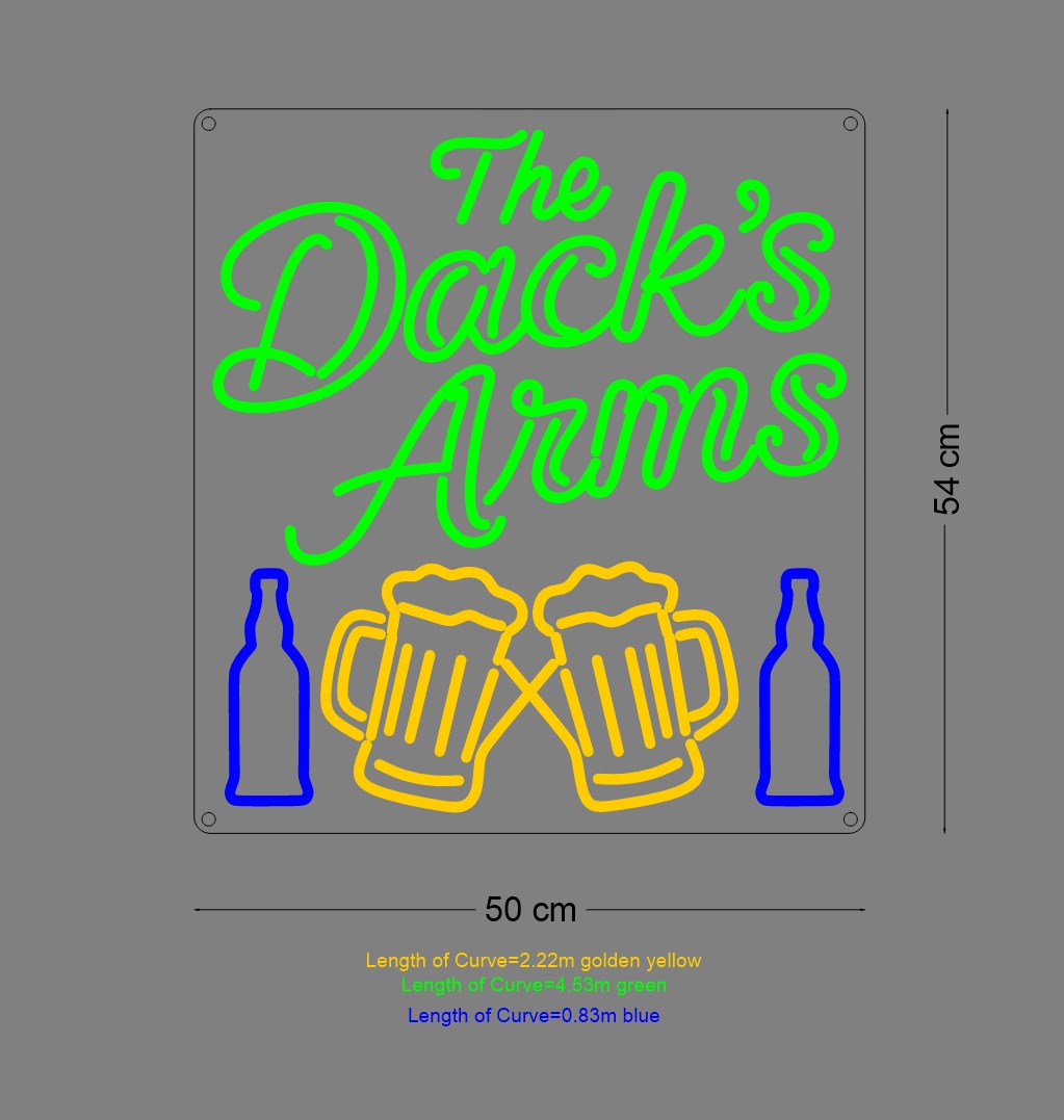 Custom neon sign For Alan