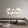 Custom Neon: Mr & Mrs
Wig...
