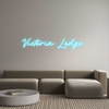 Custom Neon: Victoria Lodge
