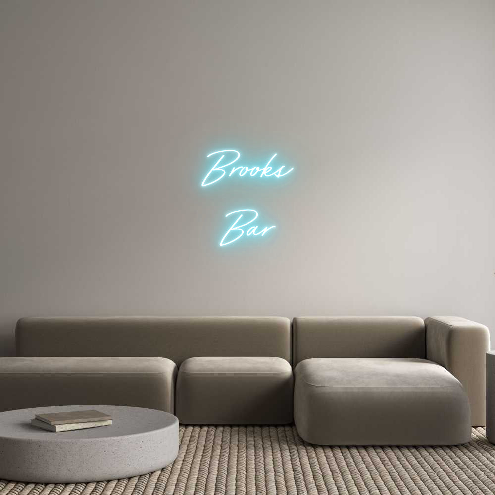 Custom Neon: Brooks
Bar