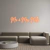 Custom Neon: Mr & Mrs Mills
