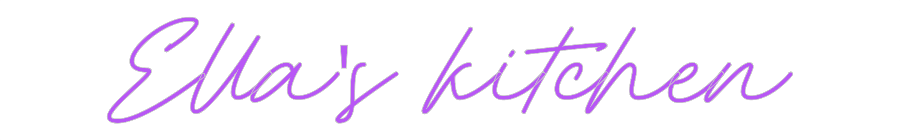Custom Neon: Ella's kitchen