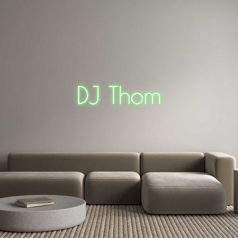 Custom Neon: DJ Thom