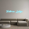 Custom Neon: Victoria Lodge