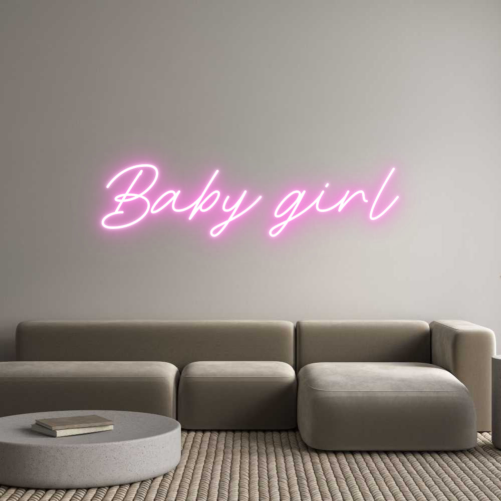 Custom Neon: Baby girl