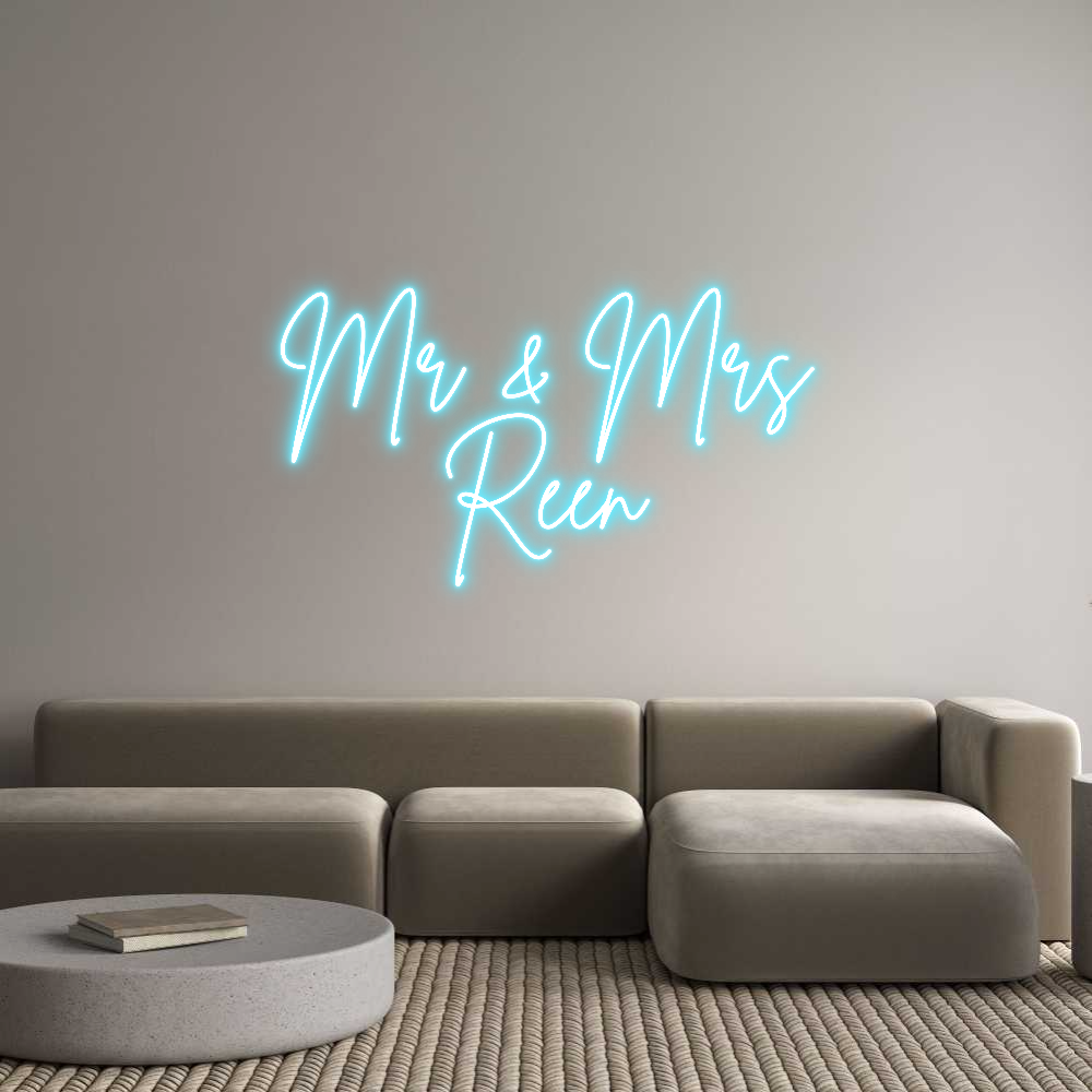 Custom Neon: Mr & Mrs
Reen