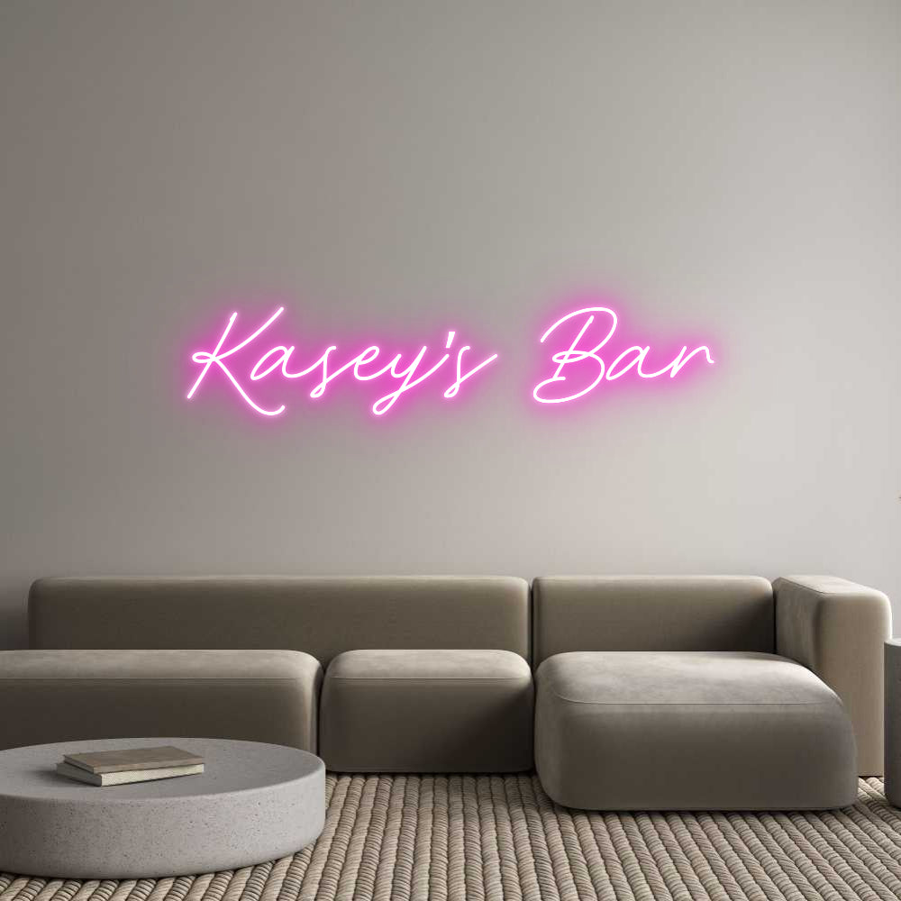 Custom Neon: Kasey’s Bar