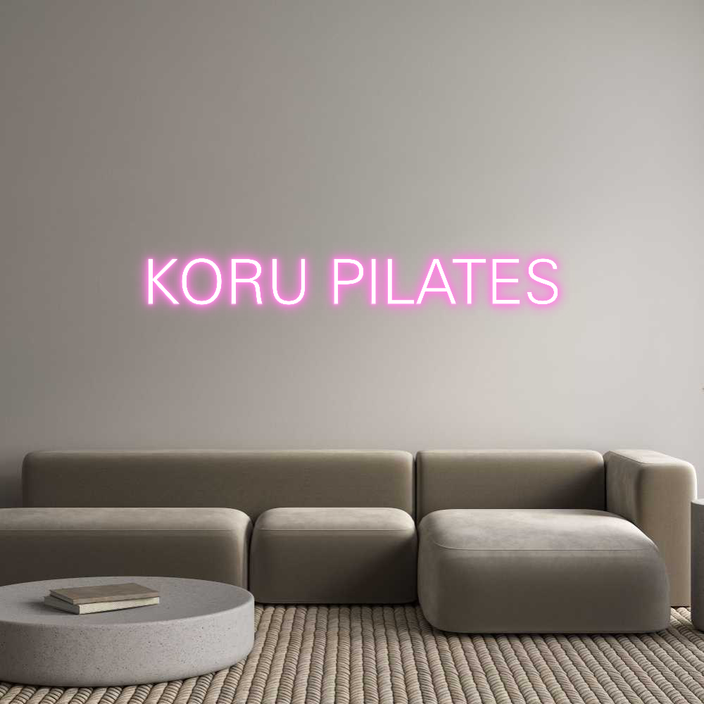 Custom Neon: KORU PILATES