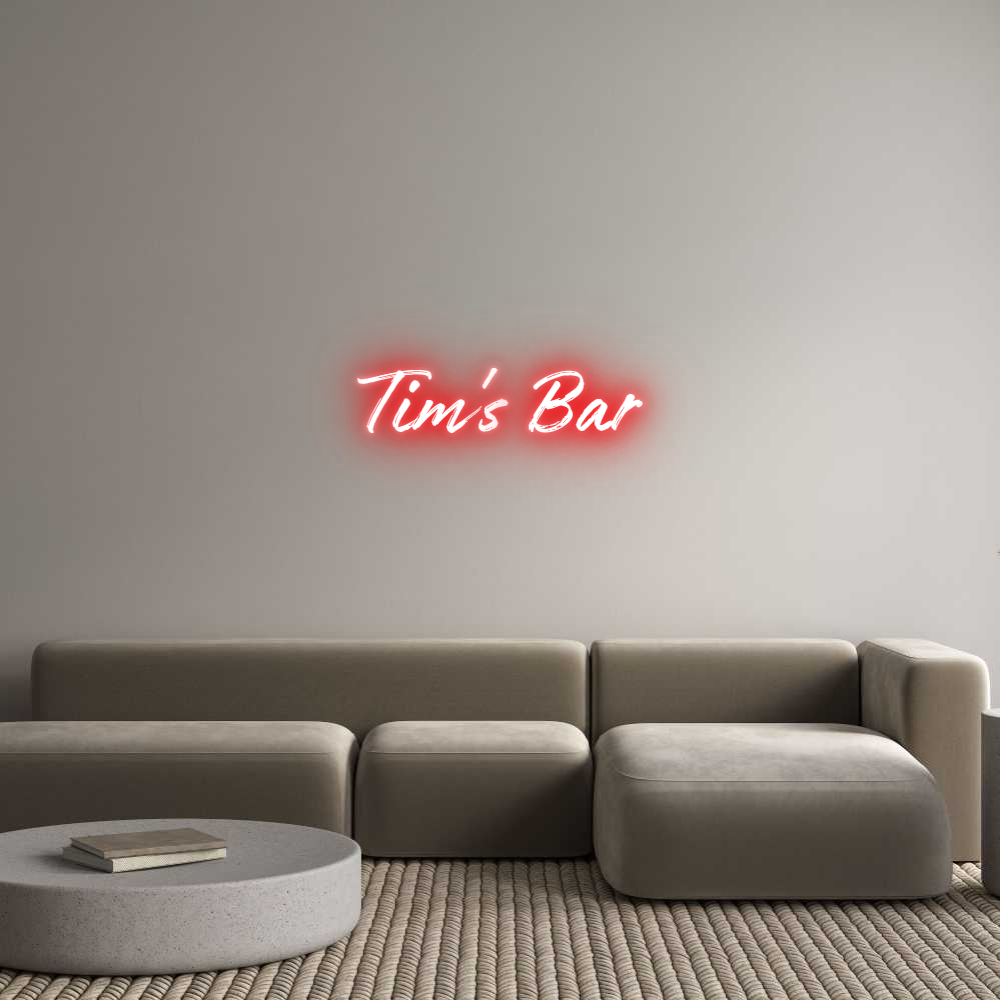 Custom Neon: Tim's Bar