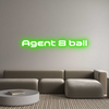 Custom Neon: Agent 8 ball