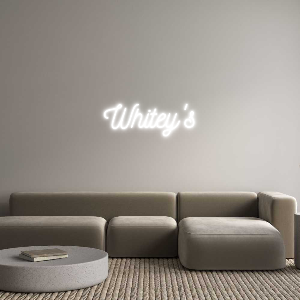 Custom Neon: Whitey's