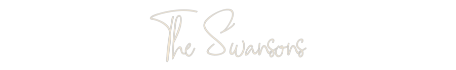 Custom Neon: The Swansons