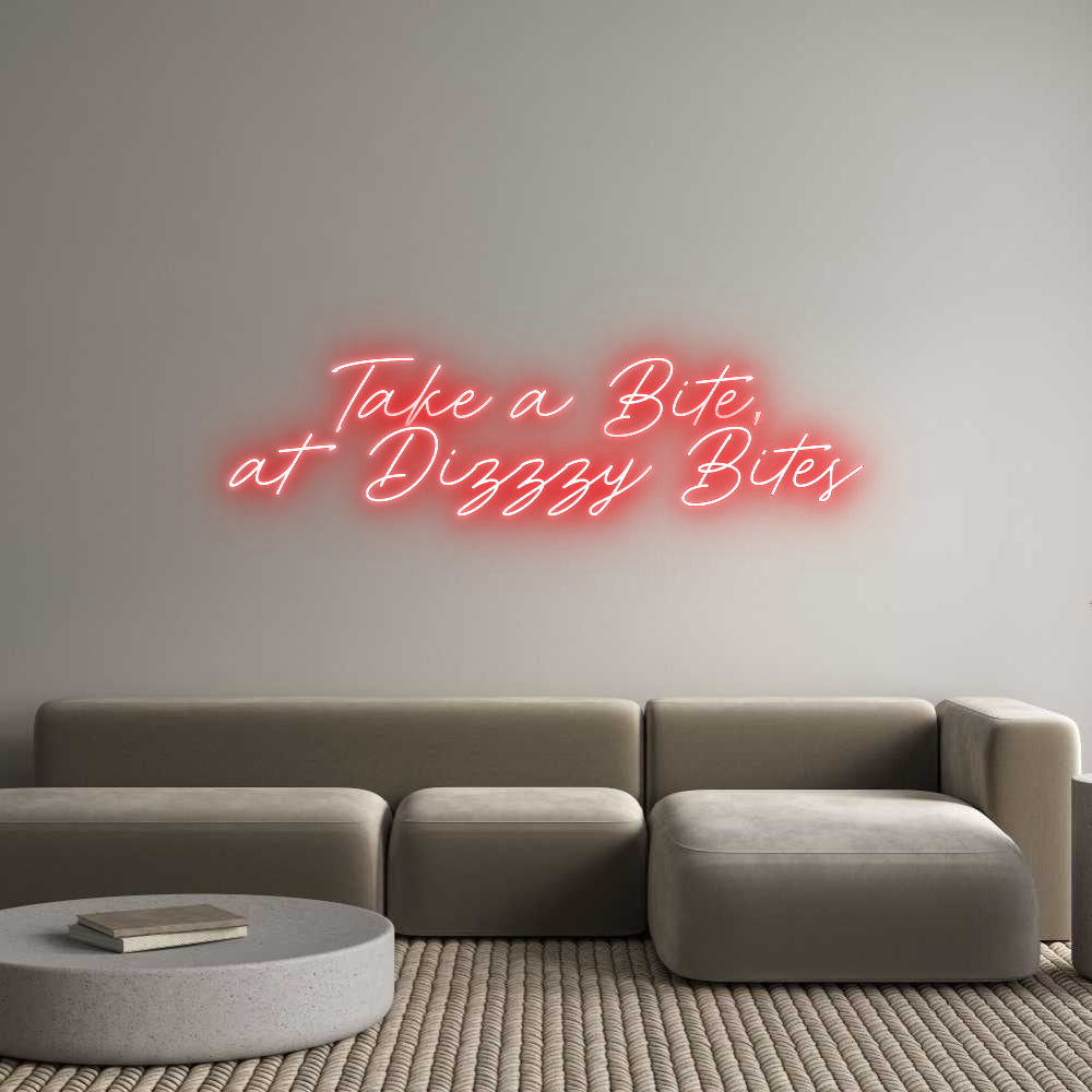 Custom Neon: Take a Bite,
...