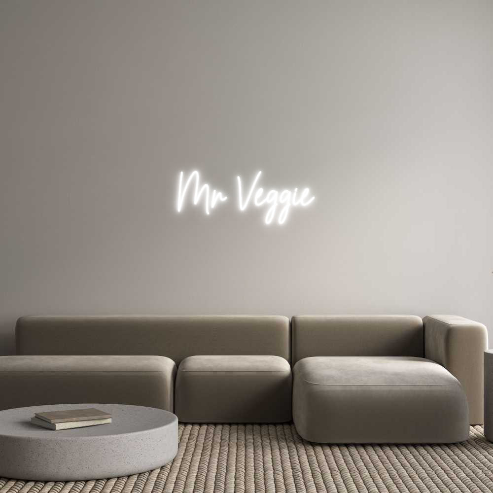 Custom Neon: Mr Veggie