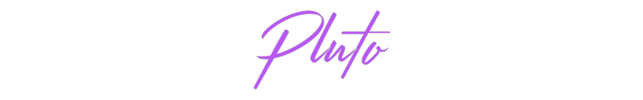 Custom Neon: Pluto