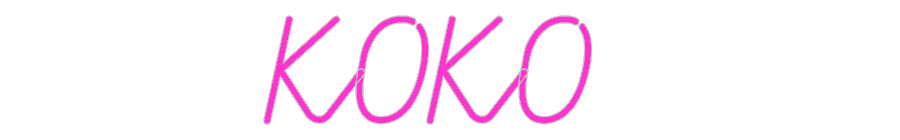 Custom Neon: KOKO