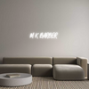 Custom Neon: M K BARBER