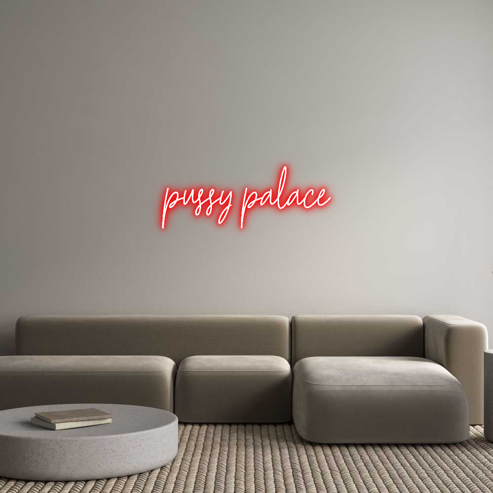 Custom Neon: pussy palace