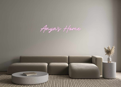 Custom Neon: Anya's Home