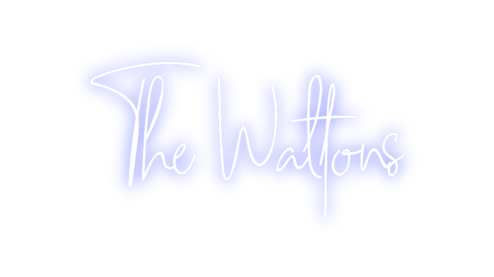 Custom Neon: The Waltons