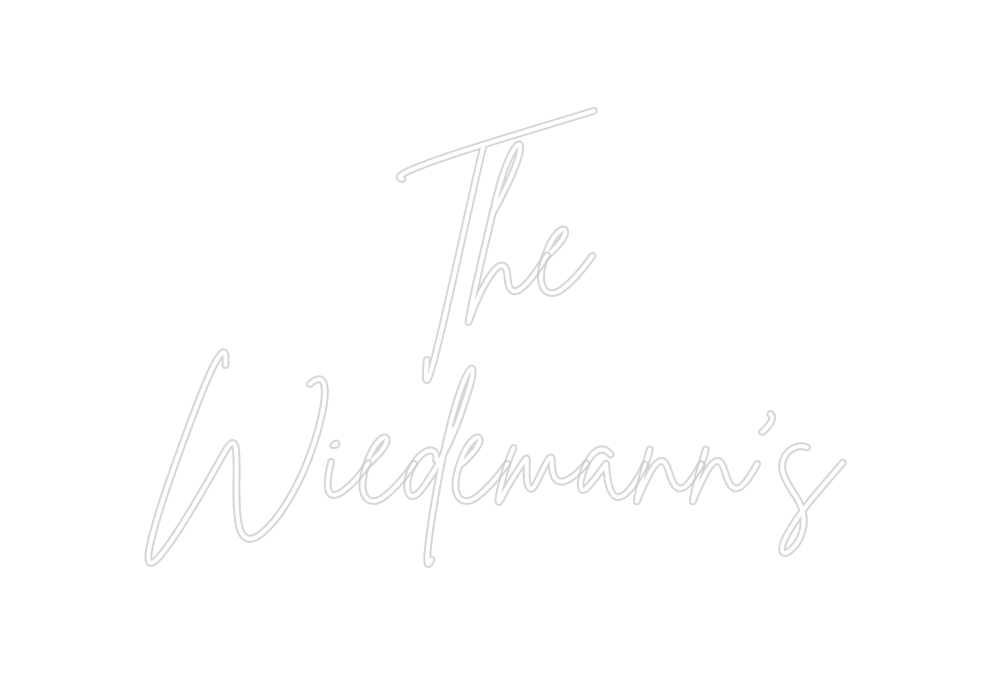 Custom Neon: The 
Wiedeman...