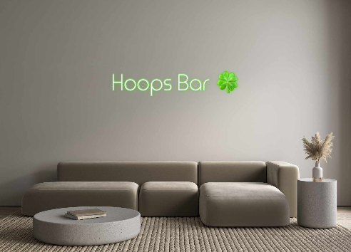 Custom Neon: Hoops Bar 🍀