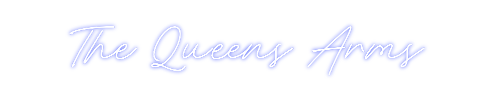 Custom Neon: The Queens Arms